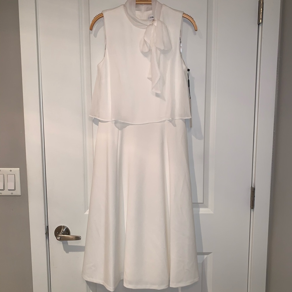 Elegant CK White Dress